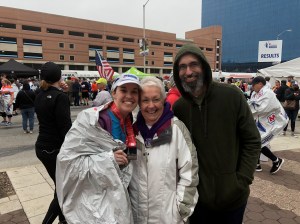 family after half marathon