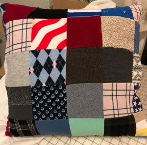 scrappy pillow cover