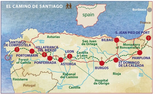 camino-de-santiago-map-french-way-itineary-caspin-journeys-walking-tour