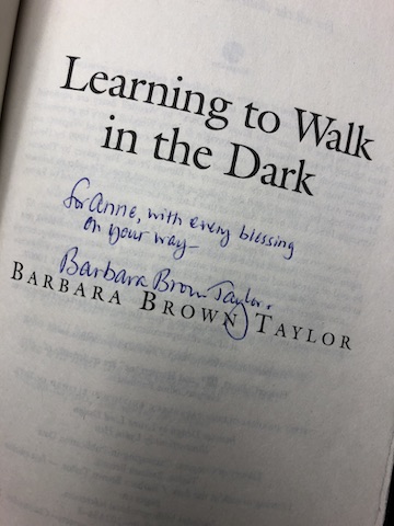 signed copy of the book