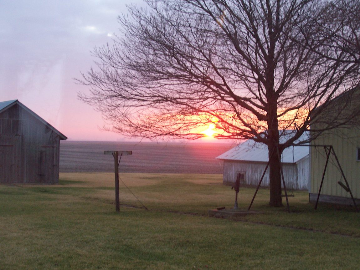east view of sunrise