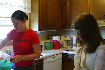 women in kitchen