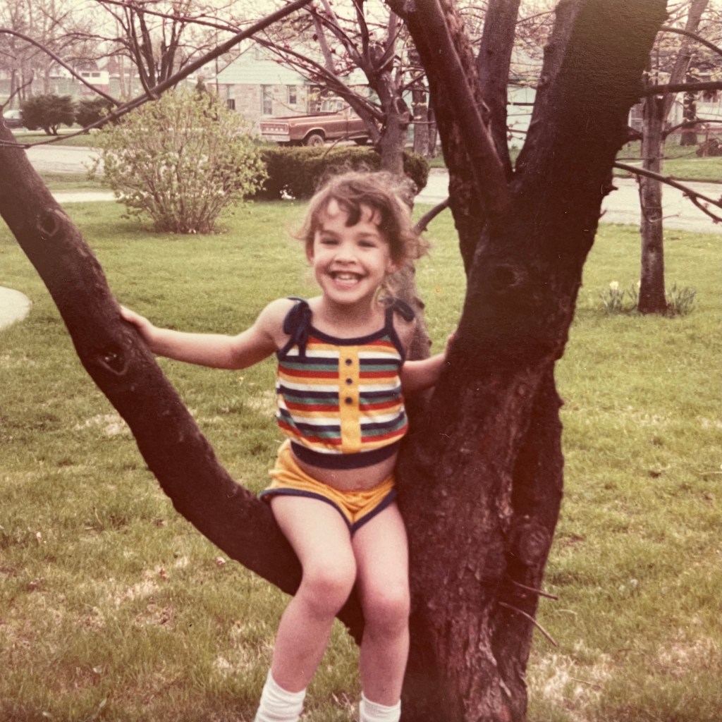 I carry them with me
Anne as a little girl