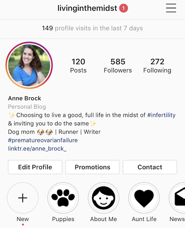 give thanks - instagram profile