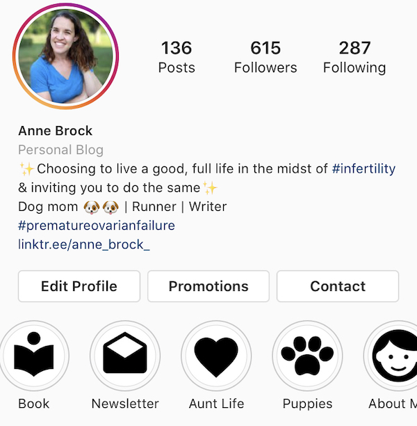 instagram profile